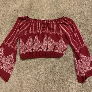 fancy design flowy long sleeve